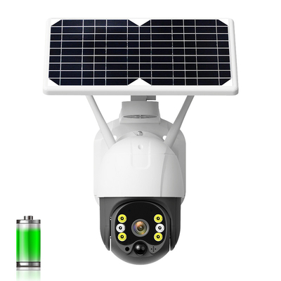 警報押しのTuya 4G太陽PTZのカメラの動き検出の防水太陽電池パネルCCTVのカメラ