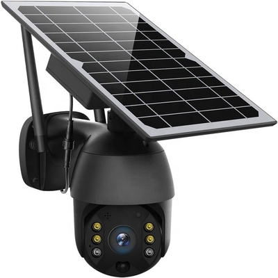PIRのレーダーのTuyaのスマートなカメラPTZ 355の太陽動力を与えられた無線屋外の保安用カメラ