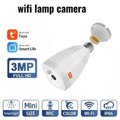 Tuyaスマートな屋内ランプのカメラ1080P HDランプのホールダーのホーム セキュリティーの無線スポットライトのカメラ