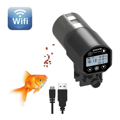 LCD 200mlのスマートな自動魚の送り装置のWifiのアクアリウムの送り装置RoHS