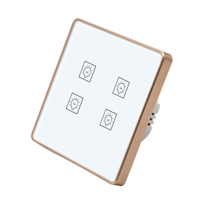 Glomarket Tuya Smart Switch 1/2/3/4 Gang With Neutral Wifi Smart Wireless Touch Switch Alexa Google Inteligente Home