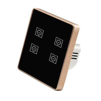 Glomarket Tuya Smart Switch 1/2/3/4 Gang With Neutral Wifi Smart Wireless Touch Switch Alexa Google Inteligente Home
