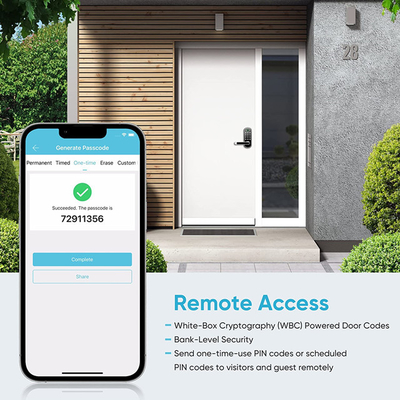 スマートな指紋のドア ロックのTuya防水Wifi遠隔Conttrolコード