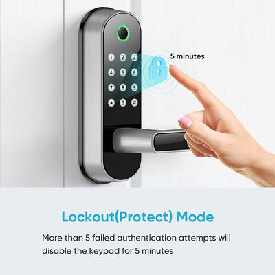 スマートな指紋のドア ロックのTuya防水Wifi遠隔Conttrolコード