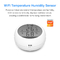 Tuya WIFI温度湿度センサーLCDディスプレイ付き屋内スマートリモコン
