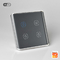 Tuya Wifi Zigbee 4 ギャング スマート スイッチ英国/EU 標準曲面タッチ コントロール
