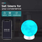 磁気浮遊スマート WiFi LED ライト 3D 印刷ムーンライト リビング ルームの装飾