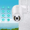 スマートなTuya Wifiのカメラ1080Pの防水夜間視界PIRの検出完全なHDの保安用カメラ