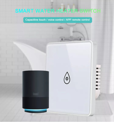 GlomarketスマートなWifi Tuyaの給湯装置スイッチEUの標準的なガラス タッチ パネル