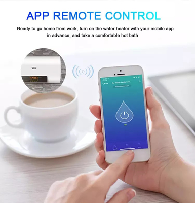 Wifi Tuyaのスマートな給湯装置スイッチ ガラス接触ボタンAPP制御/声制御