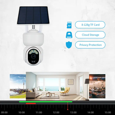 Wifi 2MPのスマートな太陽カメラの保証屋外の低い電力防水PTZのカメラ