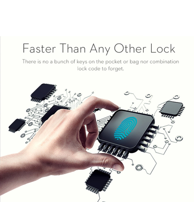 亜鉛合金のTuyaスマートなロックUSBの再充電可能な保証キーレス指紋の反盗難