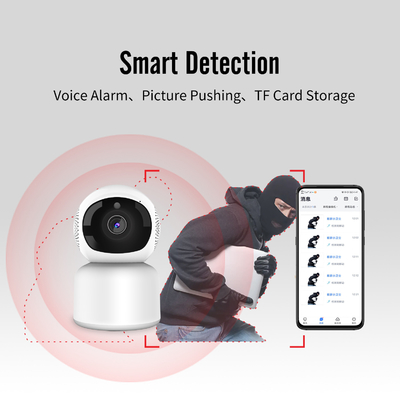 1080P Tuyaのスマートなカメラ完全なHD Wifi Alexa Google PIRの検出の保証PTZカメラ