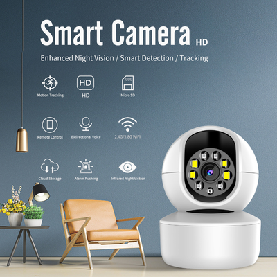 スマートなTuya 5G Wifi IPのカメラの屋内無線監視カメラの自動追跡