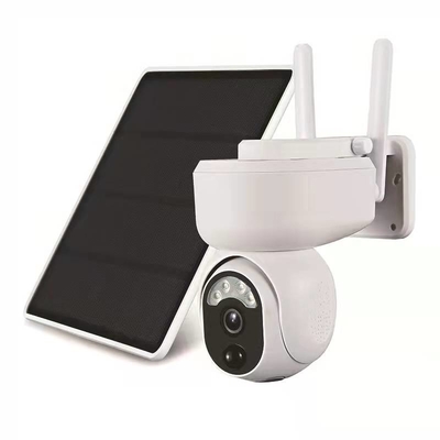 屋外のTuya Wifiのカメラ1080pの対面通話装置の防水スマートな太陽カメラ