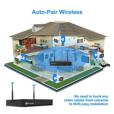 家のシステム寿命のチャネルNVRの保安用カメラのTuya 4/8台のスマートなWiFiのカメラ
