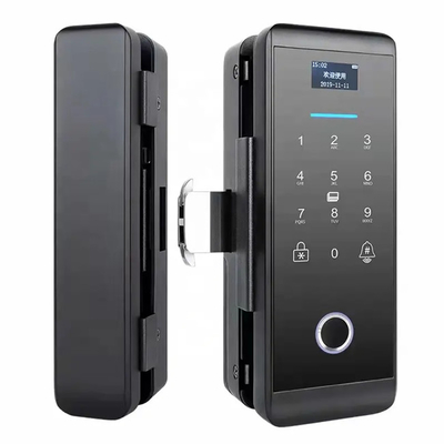 TuyaスマートなWifiガラスの指紋のデジタル キーボード パスワードの理性的なドア ロック