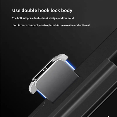 TuyaスマートなWifiガラスの指紋のデジタル キーボード パスワードの理性的なドア ロック