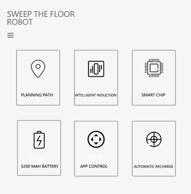 Glomarket Tuyaのスマートな家のための水漕を持つスマートなロボット掃除機Wifi