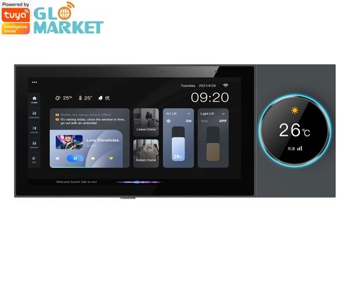 Glomarketのスマートな家のコントロール センター6インチのタッチ画面のTuya Zigbeeの出入口