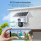 Wifi 4G ソーラー PTZ カメラ スマート カラー+IR ナイトビジョン PIR 人間検出アラート