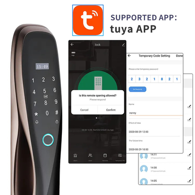 セキュリティ バイオメトリック 指紋 知的ドアロック 完全自動 スマート