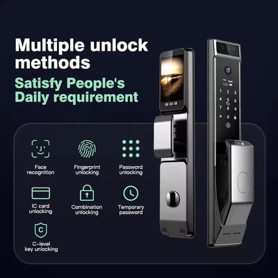 グロマークレット ツヤ ワイファイ 顔認識 スマート ドアロック カメラ付き