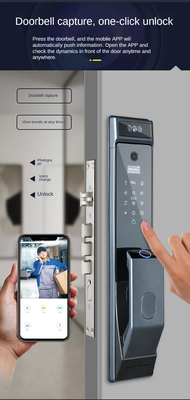 グロマークレット ツヤ ワイファイ 顔認識 スマート ドアロック カメラ付き