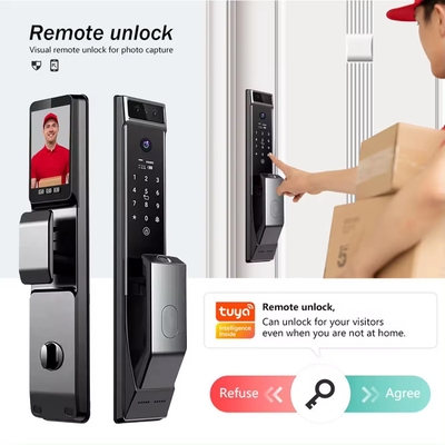 グロマークレット ツヤ ワイファイ 顔認識 スマート ドアロック カメラ付き