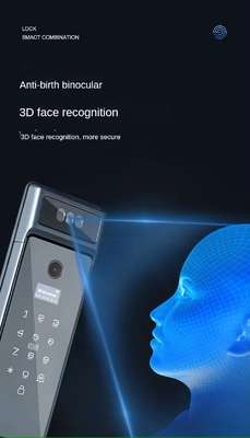 グロマークレット ツヤ ワイファイ 顔認識 スマート ドアロック カメラ付き