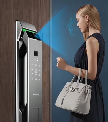グロマーケット 3D 顔認識 指紋 ツヤ Wifi デジタル スマートロック