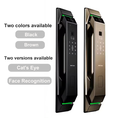 グロマーケット 3D 顔認識 指紋 ツヤ Wifi デジタル スマートロック