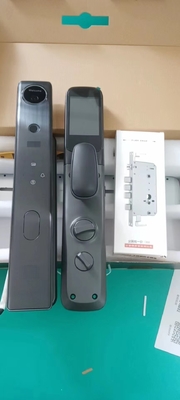 グロマーケット ツヤ スマート 3D 顔認識 自動ロック 猫眼 バイオメトリック 指紋 デジタル パスワード ドアロック