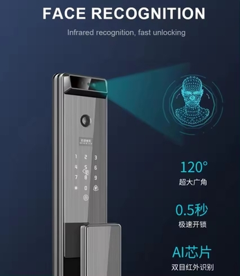 グロマーケット ツヤ デジタル スマートロック 完全自動 バイオメトリック システム セキュリティ 指紋 3D 顔認識 パスワード ドアロック