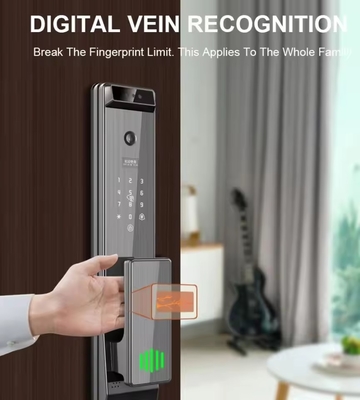 グロマーケット ツヤ デジタル スマートロック 完全自動 バイオメトリック システム セキュリティ 指紋 3D 顔認識 パスワード ドアロック