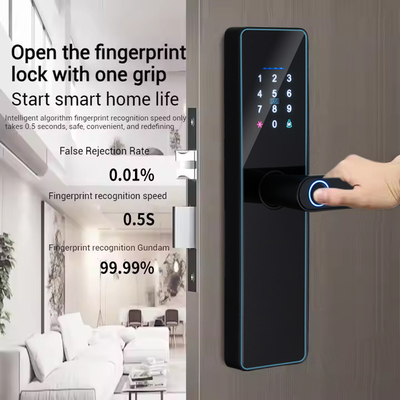 グロマークレット スマート チェラドゥラ フェチャドゥラ デジタル ツヤ ツロック ロック RFID カード パスワード 指紋 スマート ドア ロック