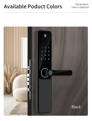 グロマークレット ツヤ Wifi 指紋 デジタル パスワード インテリジェント ドアロック リモコン コントロール ロック スマート カメラ付き
