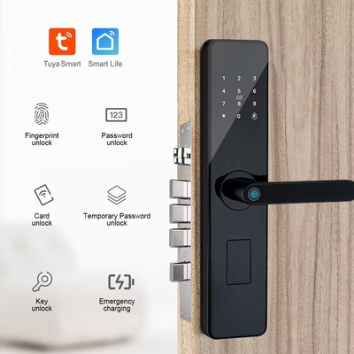 グロマーケート ホーム アパート トイヤ スマート WiFi デジタル ドアロック 電話 APP リモコン セキュリティ 指紋 スマート ドアロック