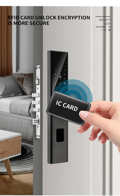 グロマークレット ツヤ スマート WiFi デジタル ドアロック コード RFID IC カード スマートフォン アプリ 解錠 バイオメトリック 指紋 スマートロック