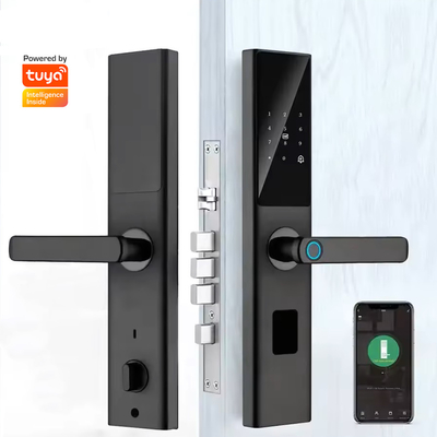 グロマークレット ツヤ スマート WiFi デジタル ドアロック コード RFID IC カード スマートフォン アプリ 解錠 バイオメトリック 指紋 スマートロック