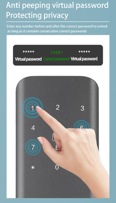 グロマーケット アパートルームロック 指紋 スマート ドアロック パスワード 鍵なし アプリ コントロール デジタル ドアロック