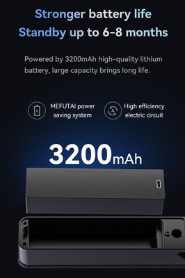 グロマーケット ツヤ 3d フェイス セルラドゥラ インテリジェント 自動 電動WiFi カメラ 指紋 デジタル スマート ドア ロック