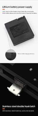 グロマーケット ツヤ スマート 3D 顔認識 Wifi ガラスドアロック 指紋カード パスワード 電子ガラスドアロック オフィス用