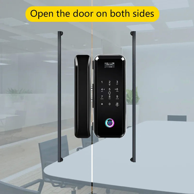 グロマークレット スマート ツヤ Wifi ガラスドアロック 指紋 デジタルキーボード パスワードロック インテリジェント リンク リモート 解錠
