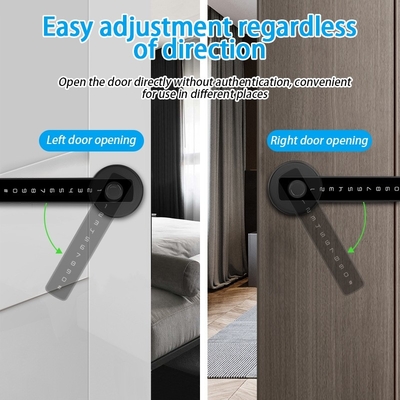 グロマークレット ツヤ ブレ スマートロック セキュリティ 電子 鍵なし スマート ドア ハンドル ロック 室内 ロック