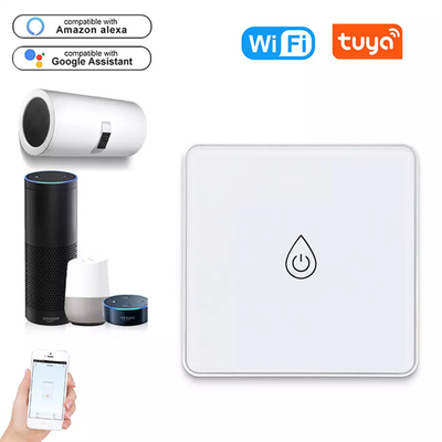 グロマーケット ツヤ スマート ガラス タッチ ボタン Wifi スマート ボイラー スイッチ アレクサ 音声制御 EU 標準 給水器 スイッチ