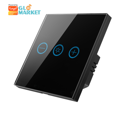 グラスタッチパネル Tuya Wifi 電球 無線 リモコン 調整可能なライト ディマー タッチスイッチ スマート 電球用