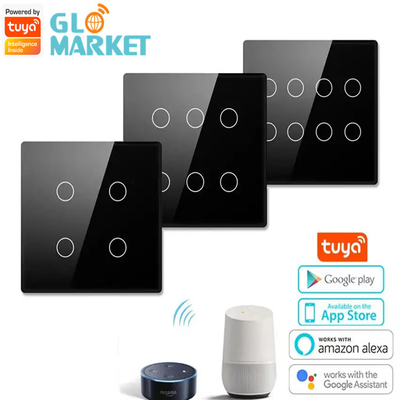グロマーケット スマートWifi ブラジル 118*124 スイッチ Google アレクサアシスタント Tuya スマートライト スイッチ