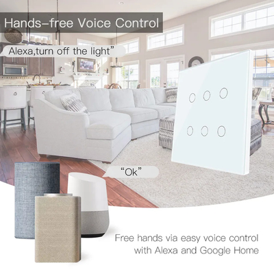 グロマーケット スマートWifi ブラジル 118*124 スイッチ Google アレクサアシスタント Tuya スマートライト スイッチ