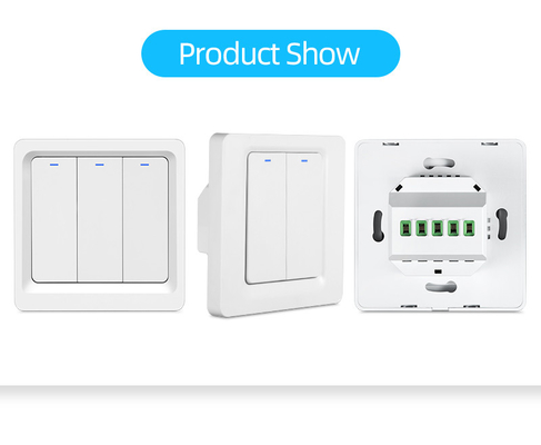 グロマーケット ツヤ WiFi ジグビー スマートライト スイッチ 押す ボタン ウォール スイッチ 1/2/3 ギャング アレクサ Google ホームで作業